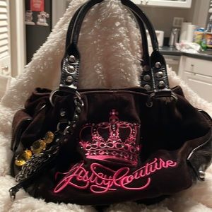 Vintage Y2K Juicy Couture dark brown bag